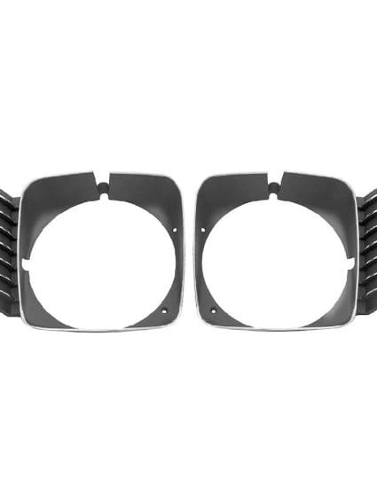 GLAM1671 Front Light Headlight Bezel